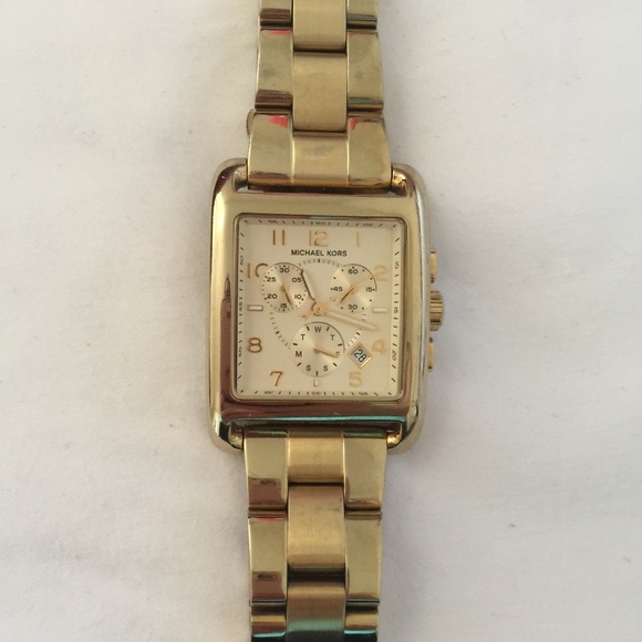 Michael Kors Accessories - Michael Kors Rectangular Chronograph Watch